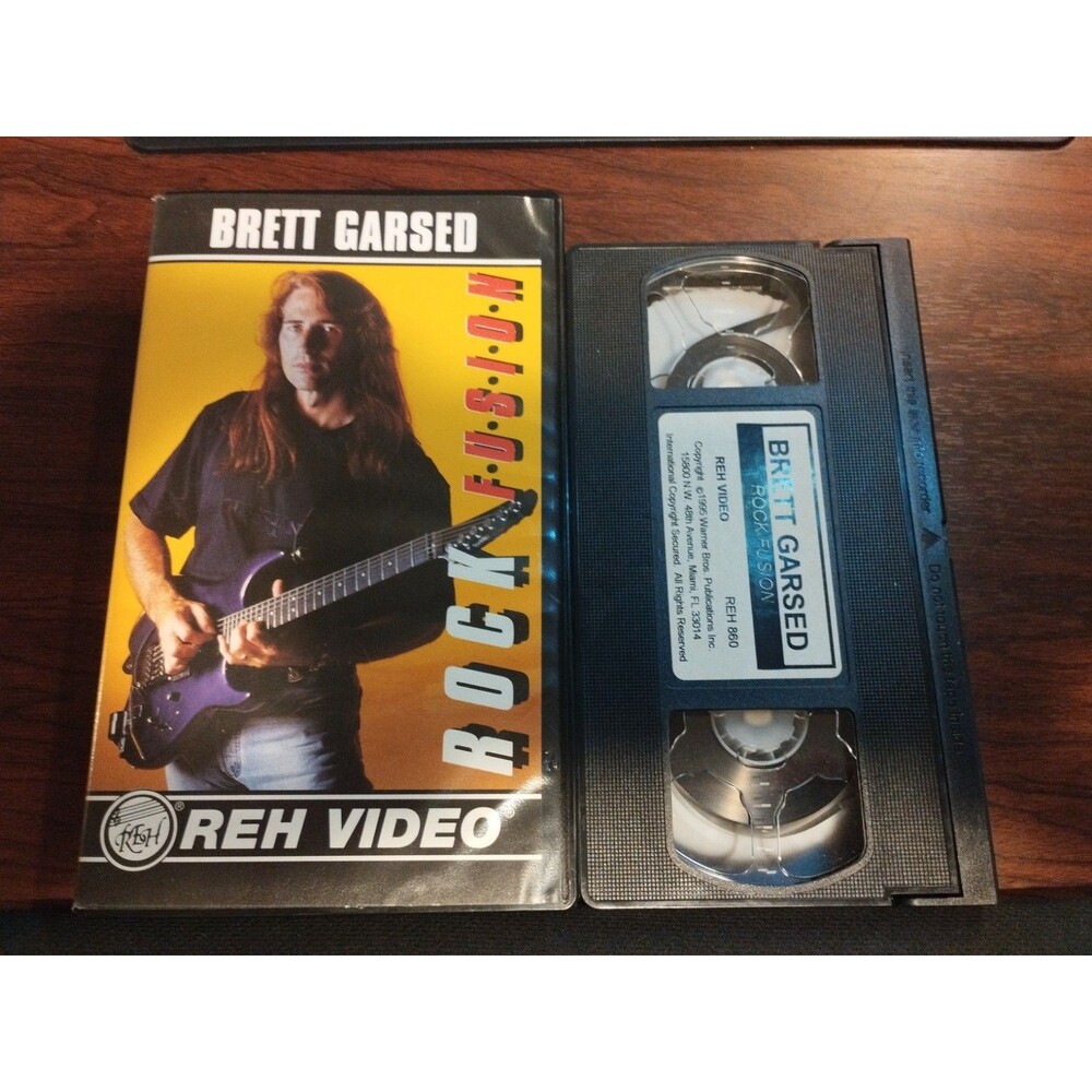 Brett Garsed : Rock Fusion VHS REH Video Guitar Instuctional